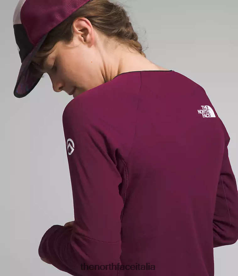 The North Face vestiario 460N8D163 boysenberry donne squadra del futurefleece della serie summit