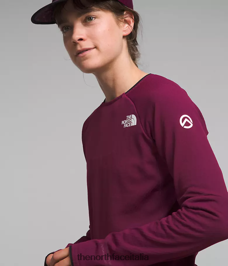The North Face vestiario 460N8D163 boysenberry donne squadra del futurefleece della serie summit