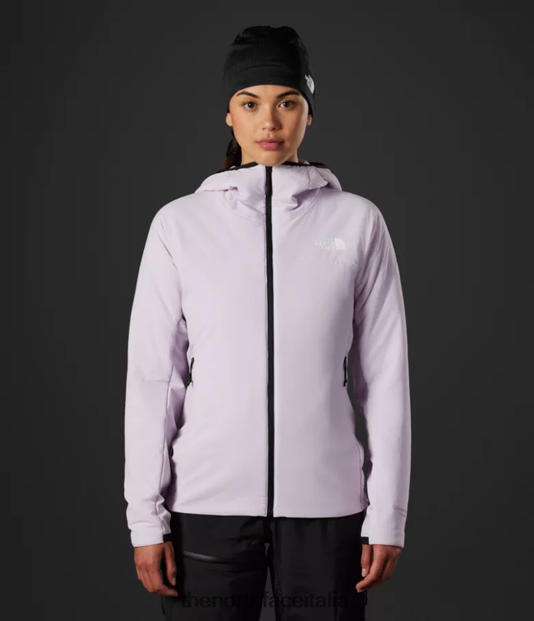 The North Face vestiario 460N8D320 nebbia di lavanda donne Felpa con cappuccio ibrida Casaval della serie Summit