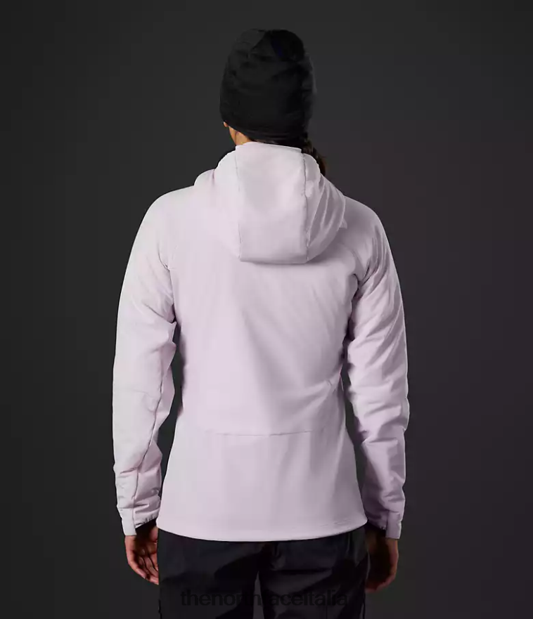 The North Face vestiario 460N8D320 nebbia di lavanda donne Felpa con cappuccio ibrida Casaval della serie Summit