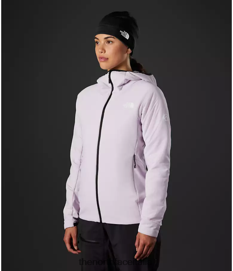 The North Face vestiario 460N8D320 nebbia di lavanda donne Felpa con cappuccio ibrida Casaval della serie Summit
