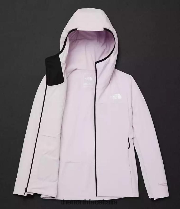 The North Face vestiario 460N8D320 nebbia di lavanda donne Felpa con cappuccio ibrida Casaval della serie Summit