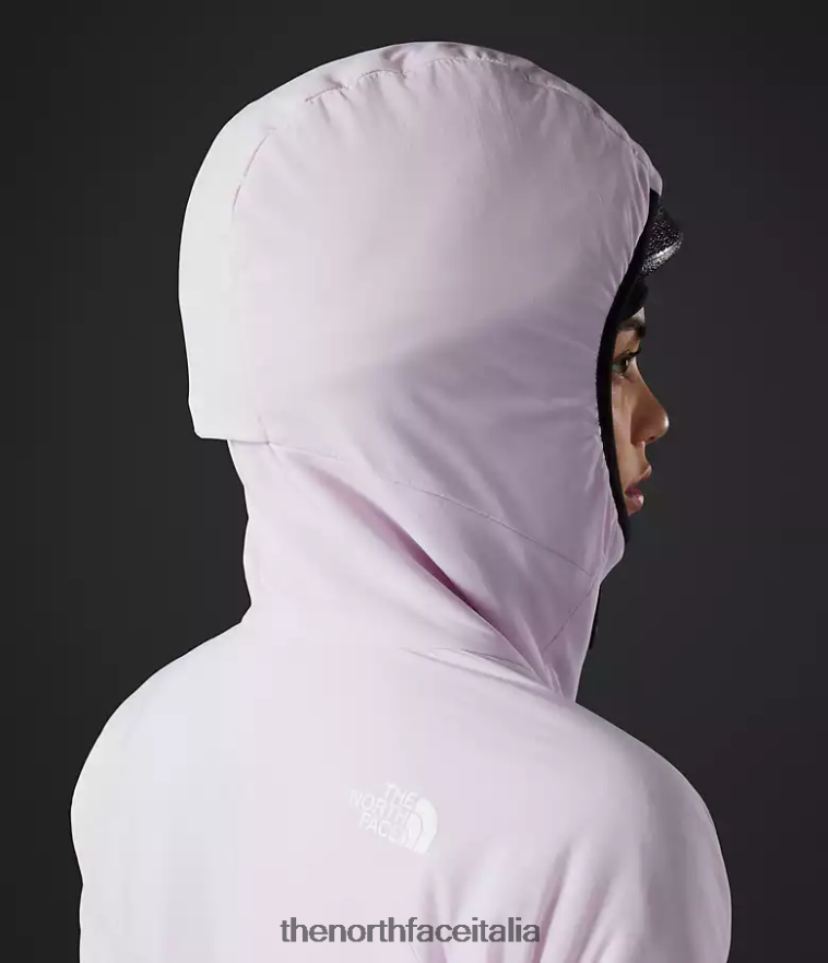 The North Face vestiario 460N8D320 nebbia di lavanda donne Felpa con cappuccio ibrida Casaval della serie Summit