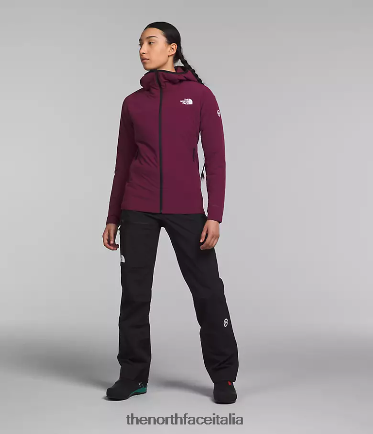 The North Face vestiario 460N8D323 boysenberry donne Felpa con cappuccio ibrida Casaval della serie Summit