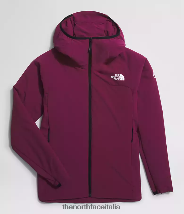 The North Face vestiario 460N8D323 boysenberry donne Felpa con cappuccio ibrida Casaval della serie Summit