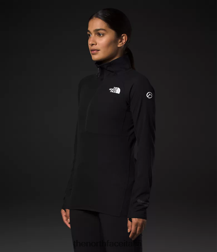 The North Face vestiario 460N8D446 grazie nero donne summit series futurefleece lt -zip