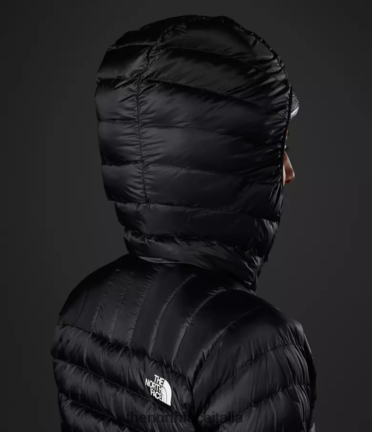 The North Face vestiario 460N8D666 grazie nero donne Felpa con cappuccio Breithorn della serie Summit