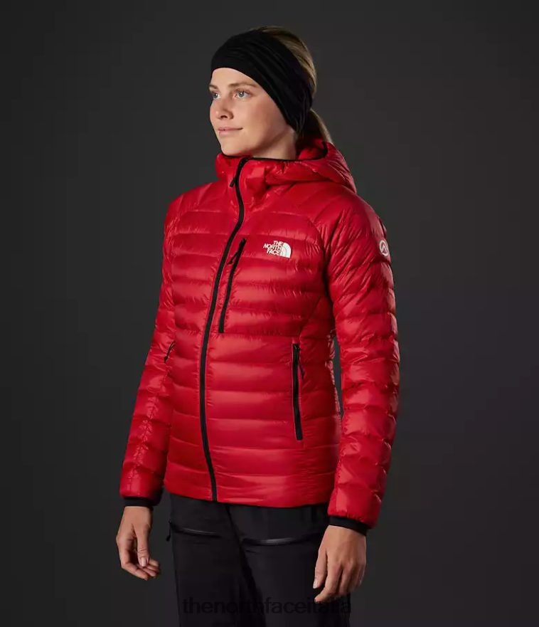 The North Face vestiario 460N8D667 grazie rosso donne Felpa con cappuccio Breithorn della serie Summit