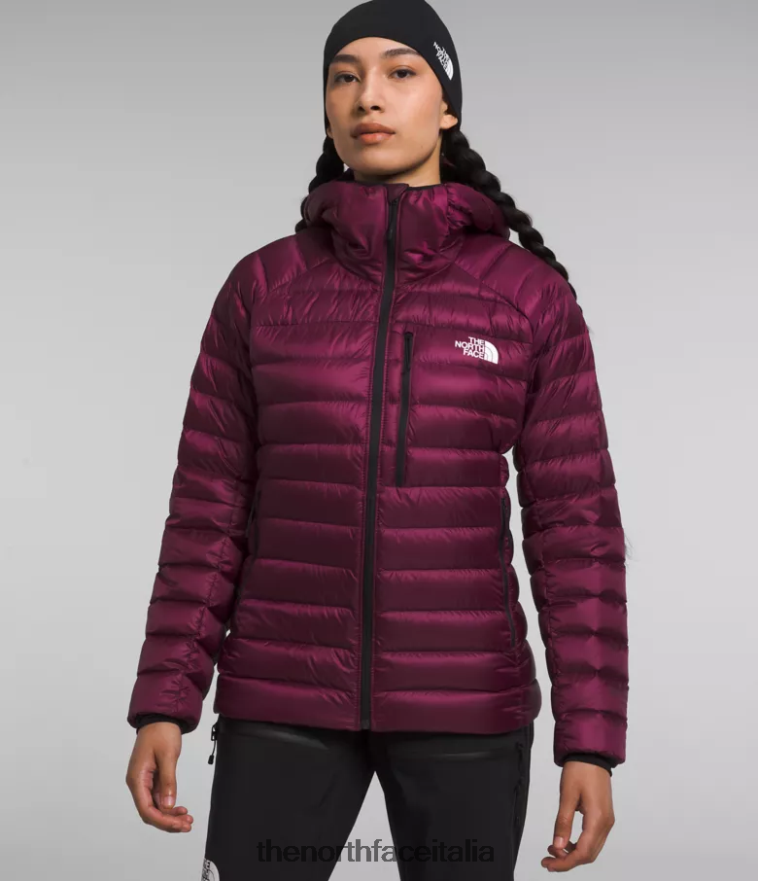 The North Face vestiario 460N8D668 boysenberry donne Felpa con cappuccio Breithorn della serie Summit
