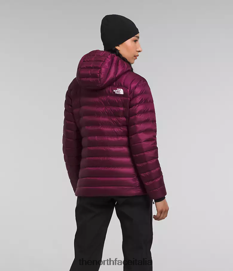 The North Face vestiario 460N8D668 boysenberry donne Felpa con cappuccio Breithorn della serie Summit