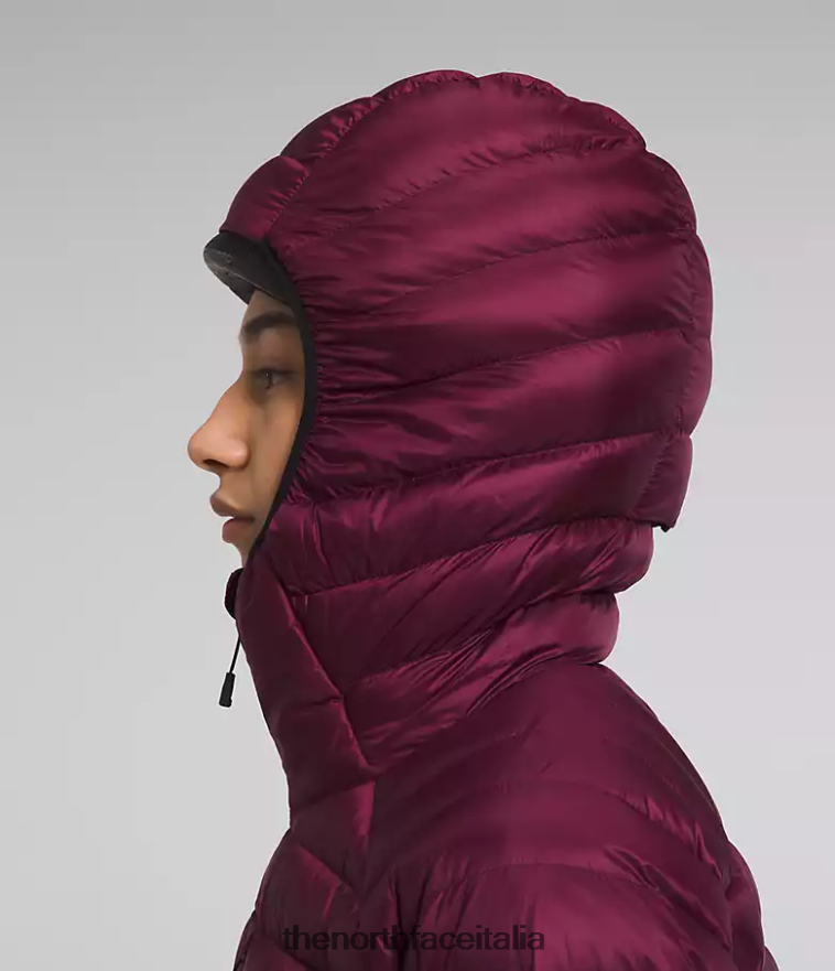 The North Face vestiario 460N8D668 boysenberry donne Felpa con cappuccio Breithorn della serie Summit