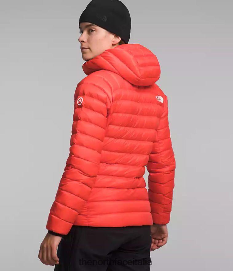 The North Face vestiario 460N8D669 arancione radioso donne Felpa con cappuccio Breithorn della serie Summit