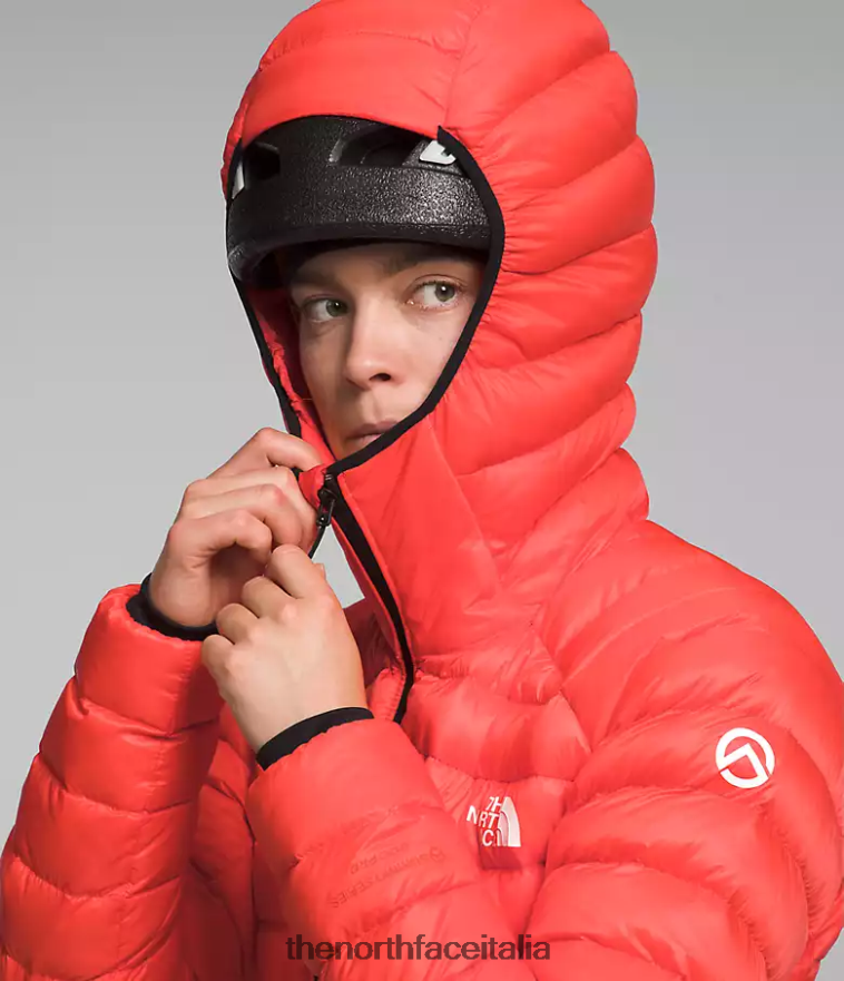 The North Face vestiario 460N8D669 arancione radioso donne Felpa con cappuccio Breithorn della serie Summit