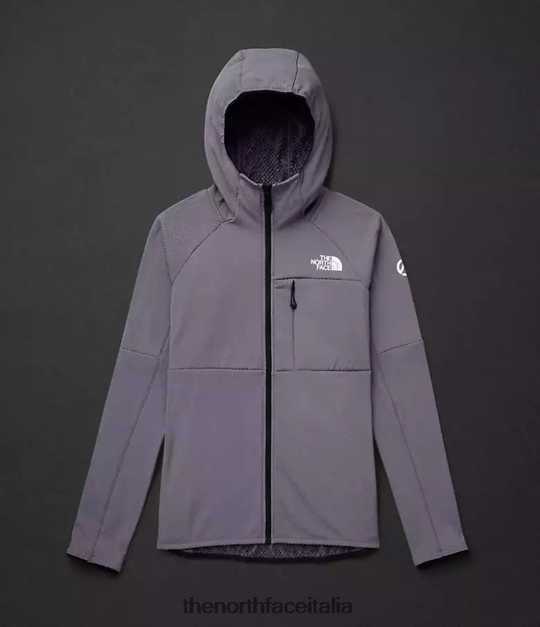 The North Face vestiario 460N8D738 ardesia lunare donne Felpa con cappuccio e zip intera Summit Series Futurefleece