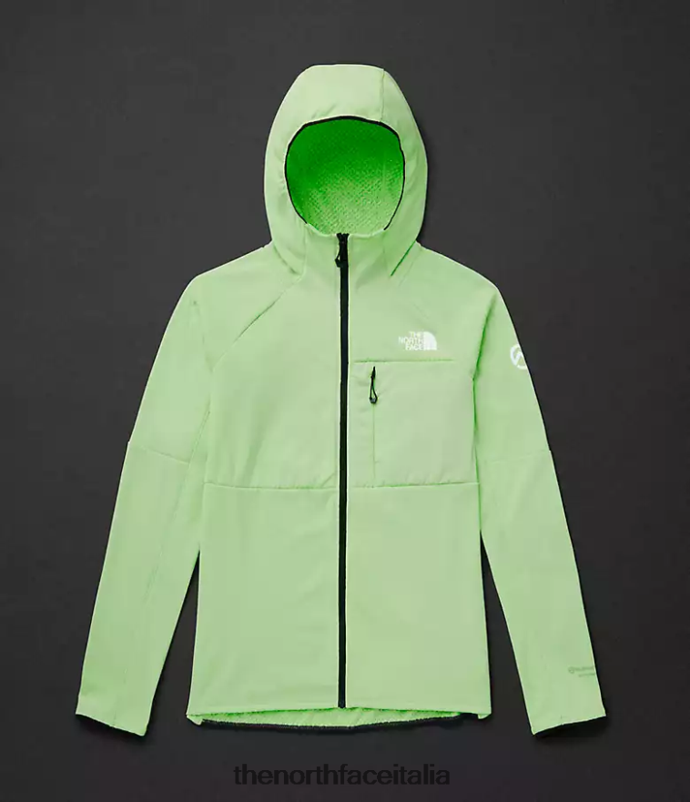 The North Face vestiario 460N8D739 patina verde donne Felpa con cappuccio e zip intera Summit Series Futurefleece