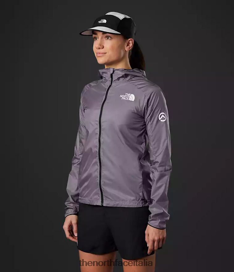 The North Face vestiario 460N8D843 ardesia lunare donne Giacca a vento superiore della serie Summit