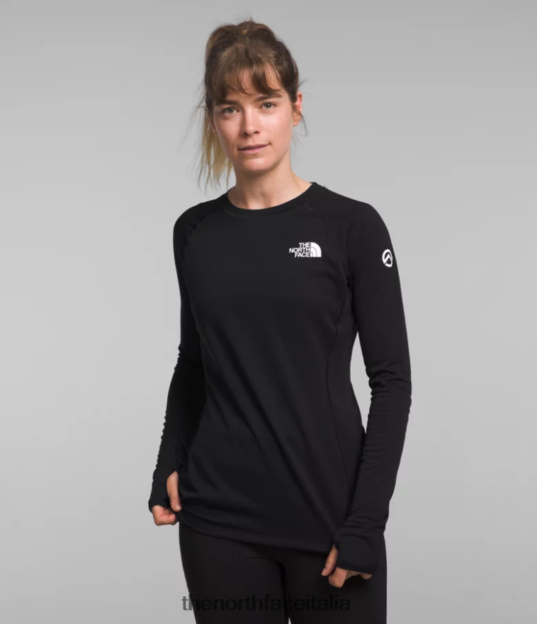 The North Face vestiario 460N8D900 grazie nero donne equipaggio Summit Series Pro 120