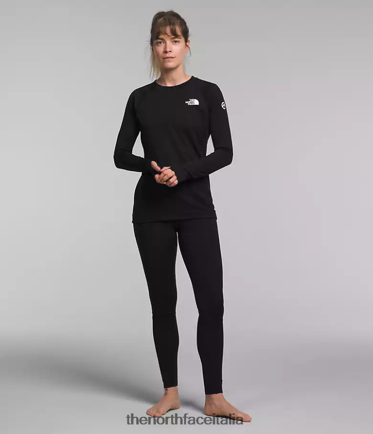The North Face vestiario 460N8D900 grazie nero donne equipaggio Summit Series Pro 120