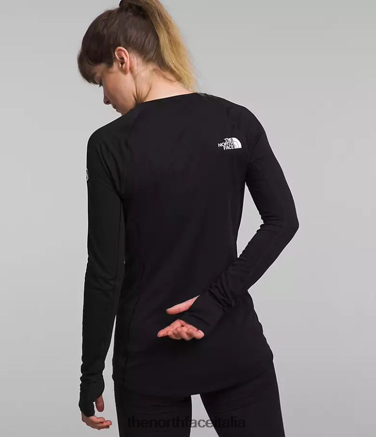 The North Face vestiario 460N8D900 grazie nero donne equipaggio Summit Series Pro 120