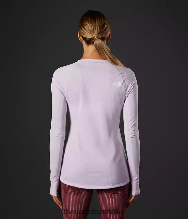 The North Face vestiario 460N8D901 nebbia di lavanda donne equipaggio Summit Series Pro 120