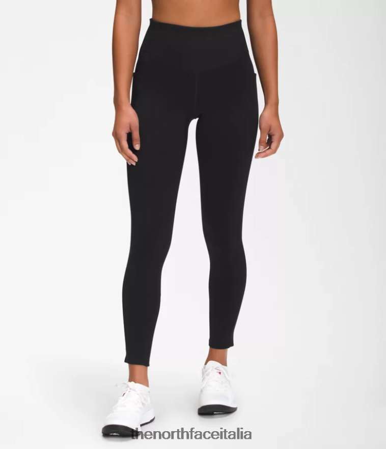 The North Face vestiario 460N8D381 grazie nero donne collant con tasche Dune Sky