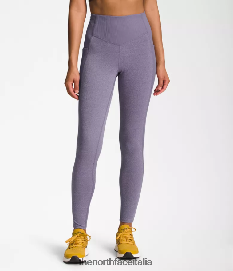 The North Face vestiario 460N8D383 erica bianca ardesia lunare donne collant con tasche Dune Sky
