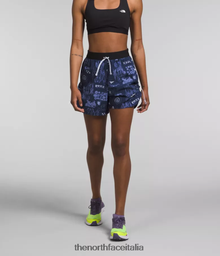 The North Face vestiario 460N8D625 stampa Summit Navy Nature Remix donne pantaloncini da trailwear okt - Clicca l'immagine per chiudere