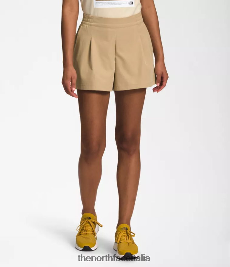 The North Face vestiario 460N8D682 pietra kaki donne pantaloncini standard