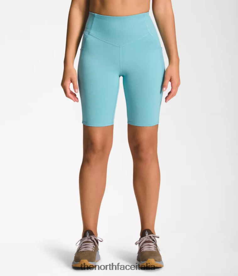 The North Face vestiario 460N8D811 erica delle acque della barriera corallina donne Pantaloncini collant Dune Sky 9''