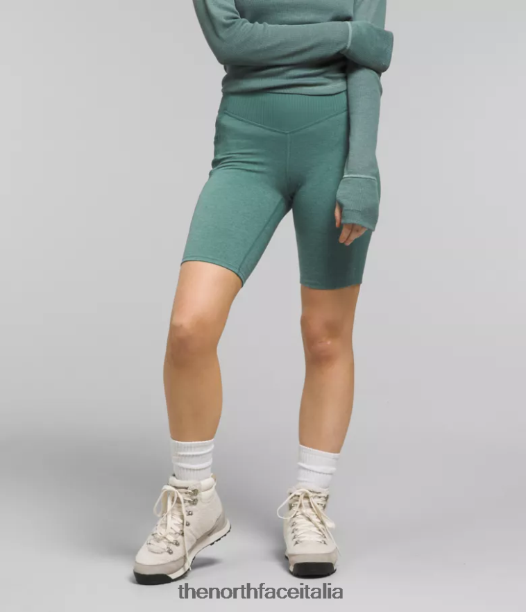 The North Face vestiario 460N8D812 erica salvia scura donne Pantaloncini collant Dune Sky 9''