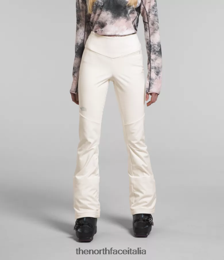 The North Face vestiario 460N8D513 gardenia bianca donne pantaloni da neve