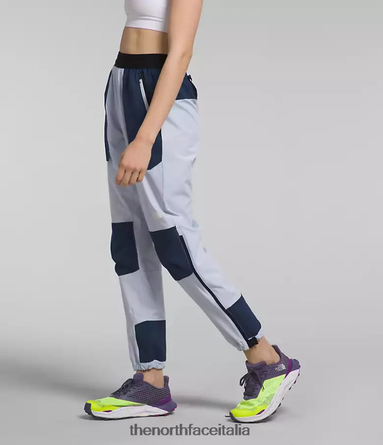 The North Face vestiario 460N8D854 pervinca polveroso/blu marino del vertice donne trailwear okt pantaloni da jogging flash