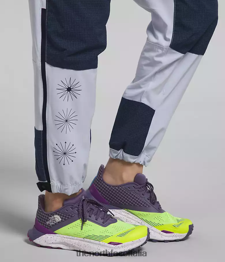 The North Face vestiario 460N8D854 pervinca polveroso/blu marino del vertice donne trailwear okt pantaloni da jogging flash