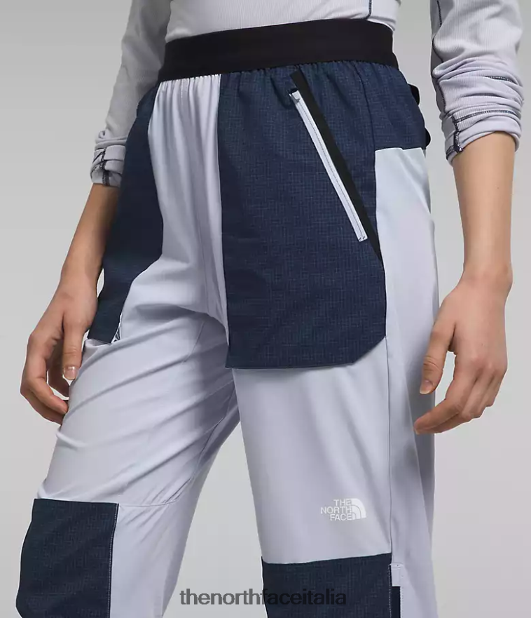 The North Face vestiario 460N8D854 pervinca polveroso/blu marino del vertice donne trailwear okt pantaloni da jogging flash