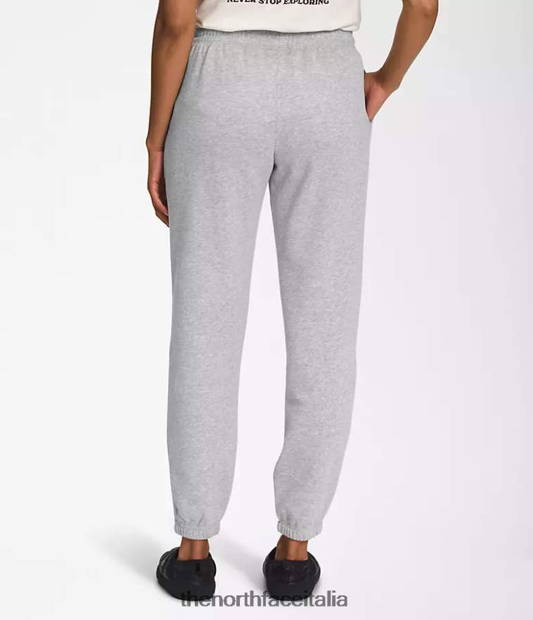 The North Face vestiario 460N8D973 tnf grigio erica chiaro/tnf bianco donne Pantaloni della tuta in pile a mezza cupola