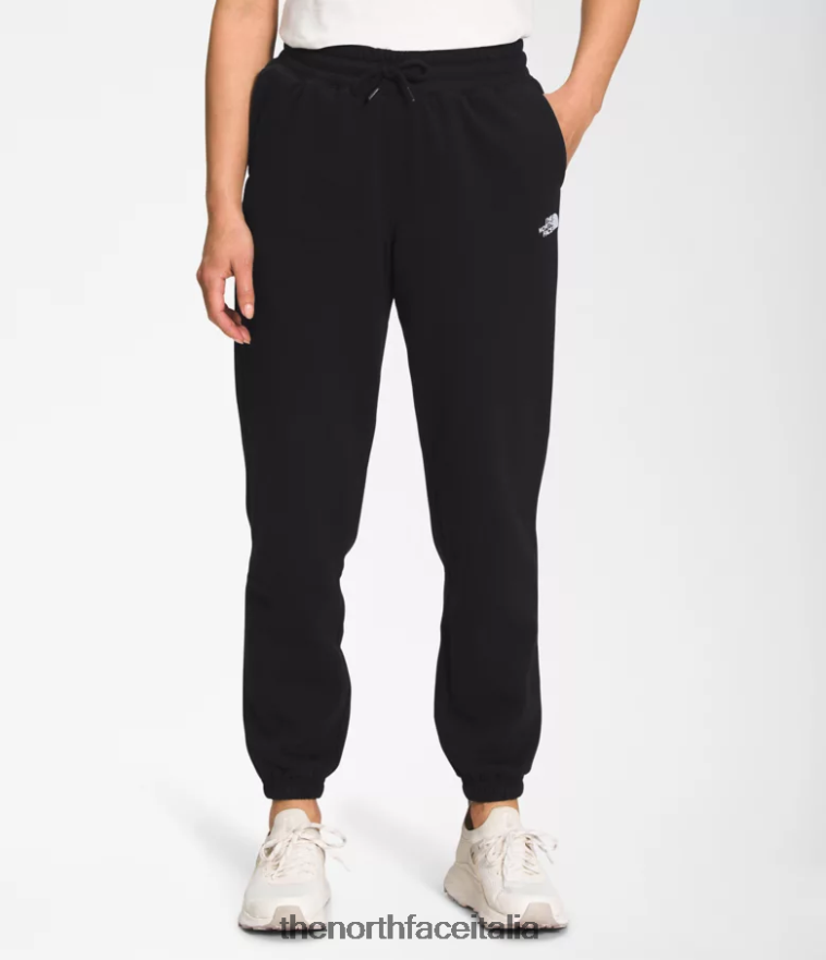 The North Face vestiario 460N8D974 tnf nero/tnf bianco donne Pantaloni della tuta in pile a mezza cupola