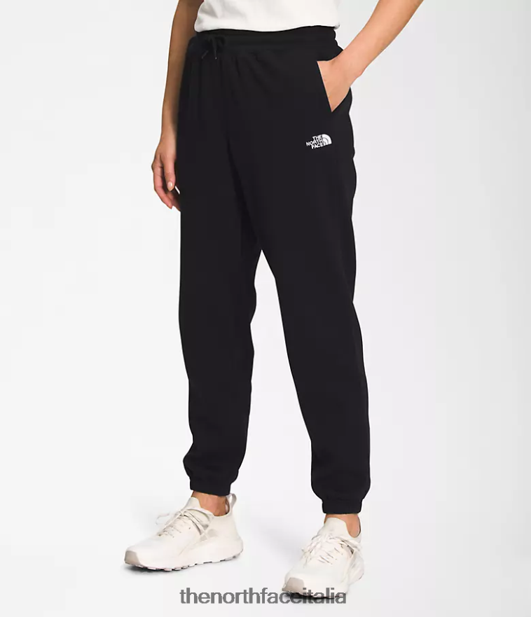 The North Face vestiario 460N8D974 tnf nero/tnf bianco donne Pantaloni della tuta in pile a mezza cupola
