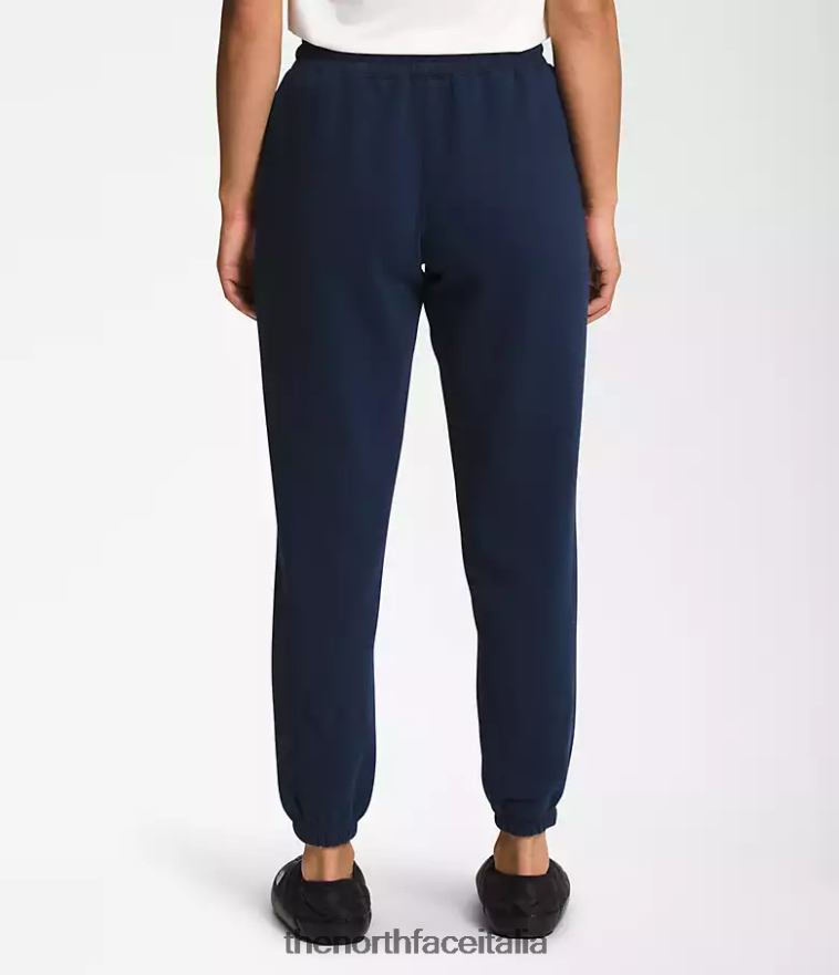 The North Face vestiario 460N8D975 summit blu navy/tnf bianco donne Pantaloni della tuta in pile a mezza cupola