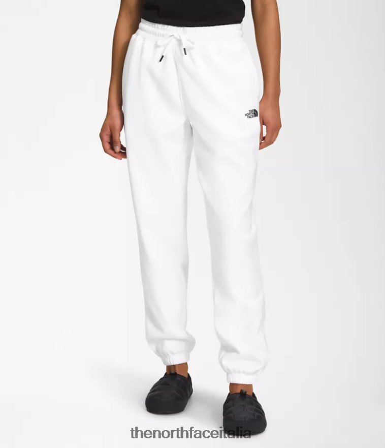 The North Face vestiario 460N8D978 tnf bianco/tnf nero donne Pantaloni della tuta in pile a mezza cupola
