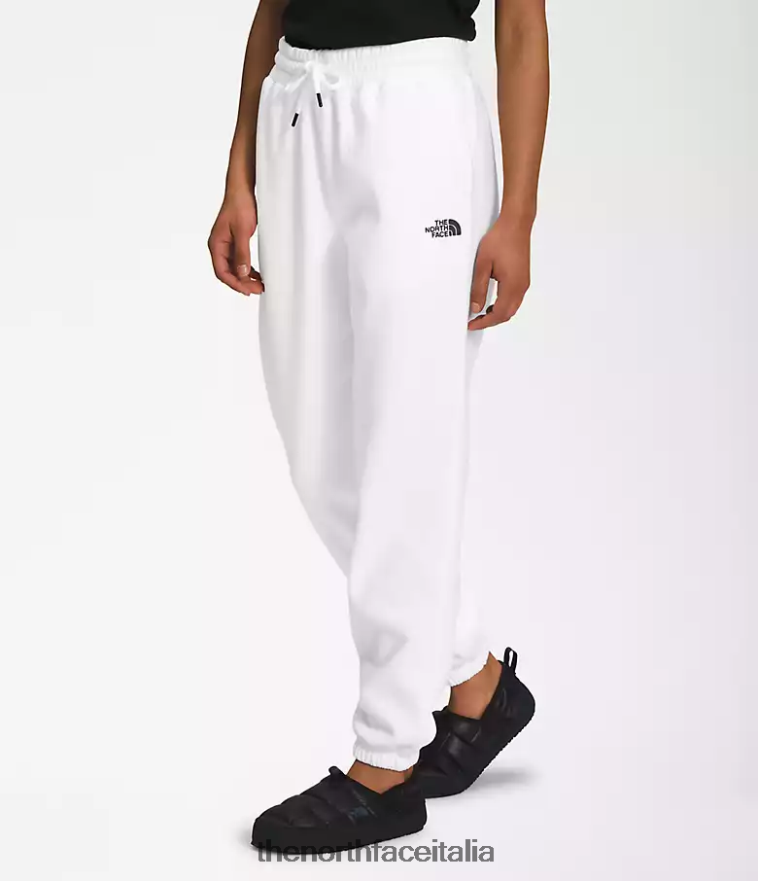 The North Face vestiario 460N8D978 tnf bianco/tnf nero donne Pantaloni della tuta in pile a mezza cupola