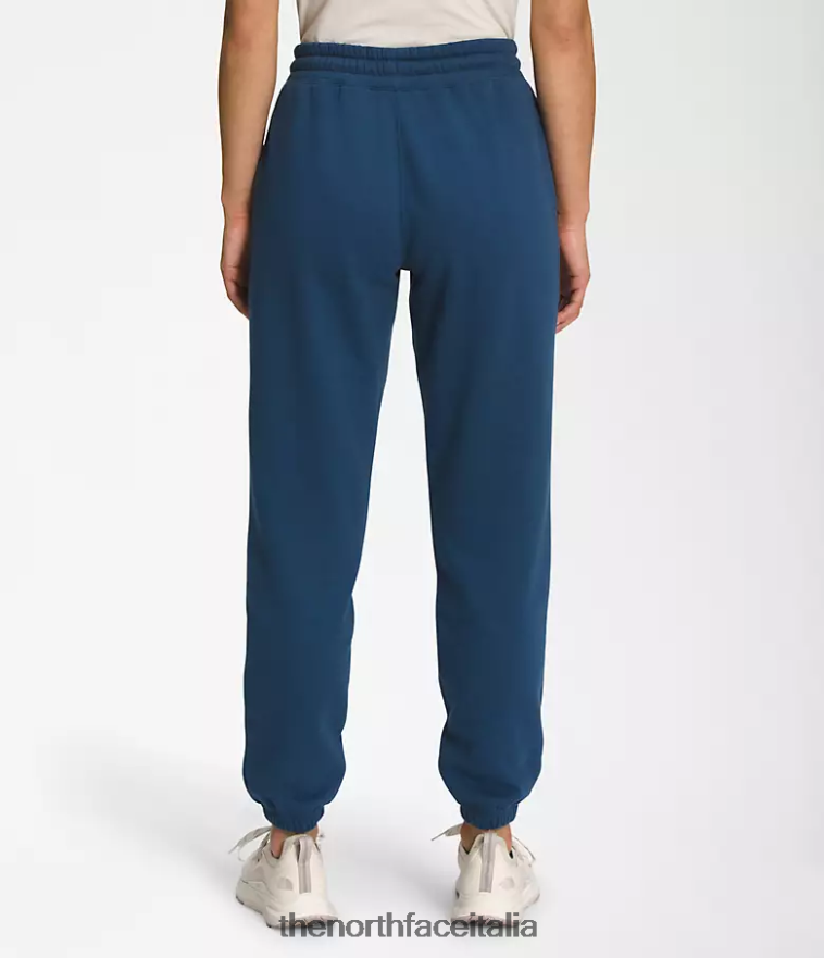 The North Face vestiario 460N8D979 blu ombreggiato/bianco tnf donne Pantaloni della tuta in pile a mezza cupola