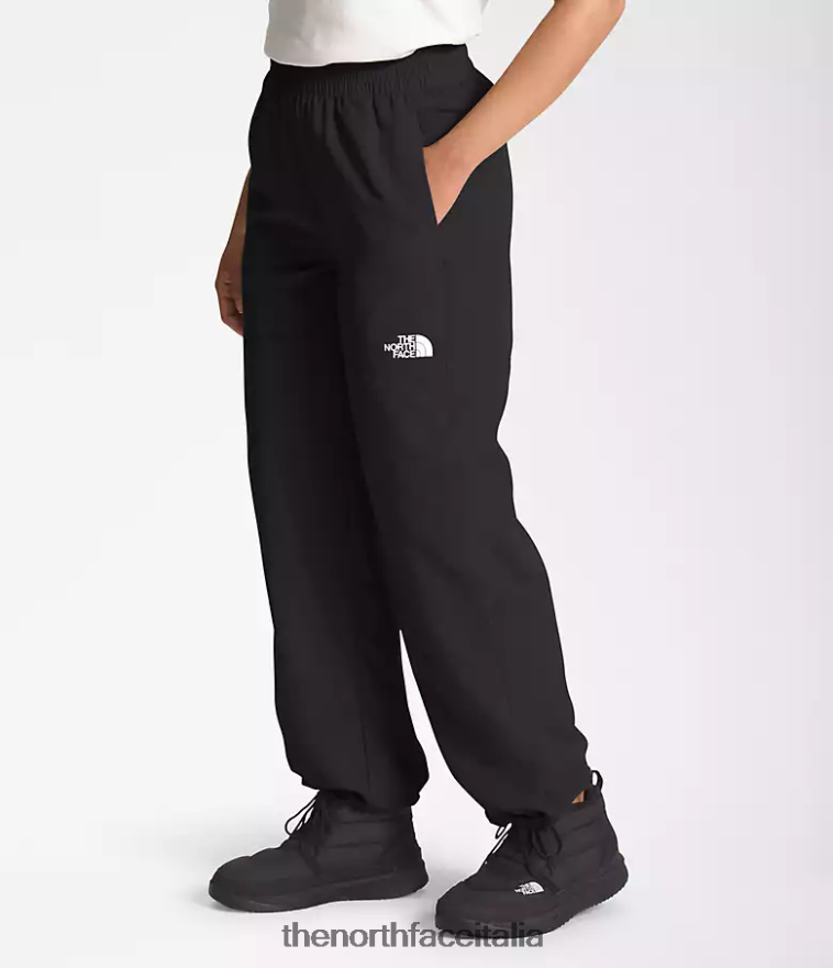The North Face vestiario 460N8D1097 grazie nero donne pantaloni facili in nylon tnf