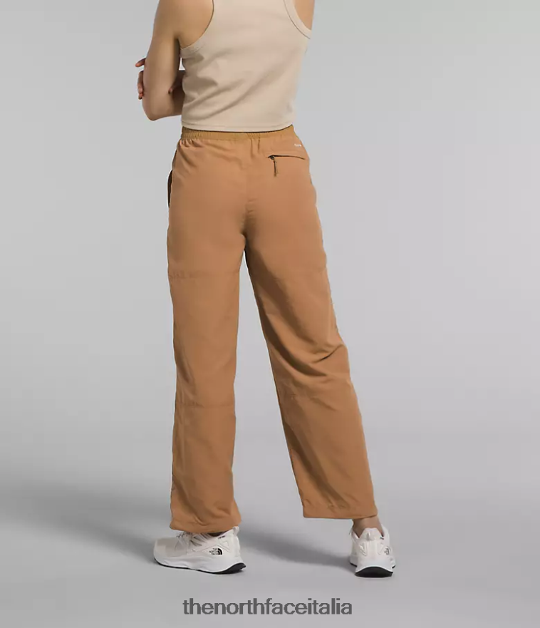 The North Face vestiario 460N8D1098 burro di mandorle donne pantaloni facili in nylon tnf