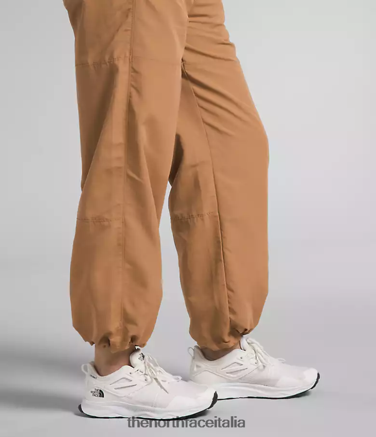 The North Face vestiario 460N8D1098 burro di mandorle donne pantaloni facili in nylon tnf