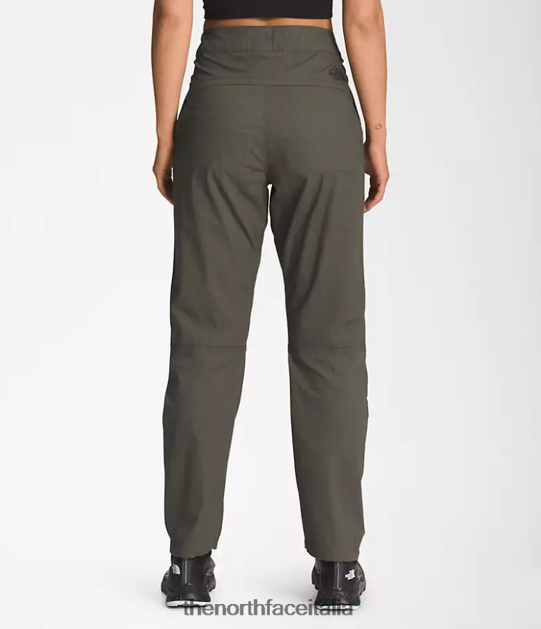 The North Face vestiario 460N8D1149 nuovo verde tortora donne pantaloni del percorso