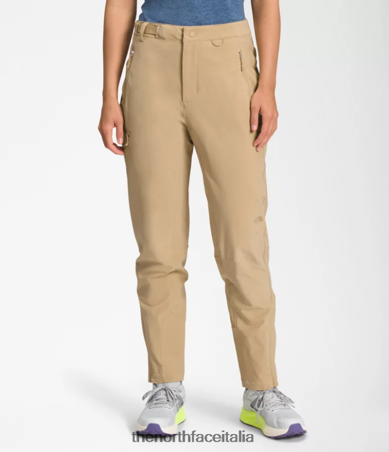 The North Face vestiario 460N8D167 pietra kaki donne pantaloni bridgeway pro