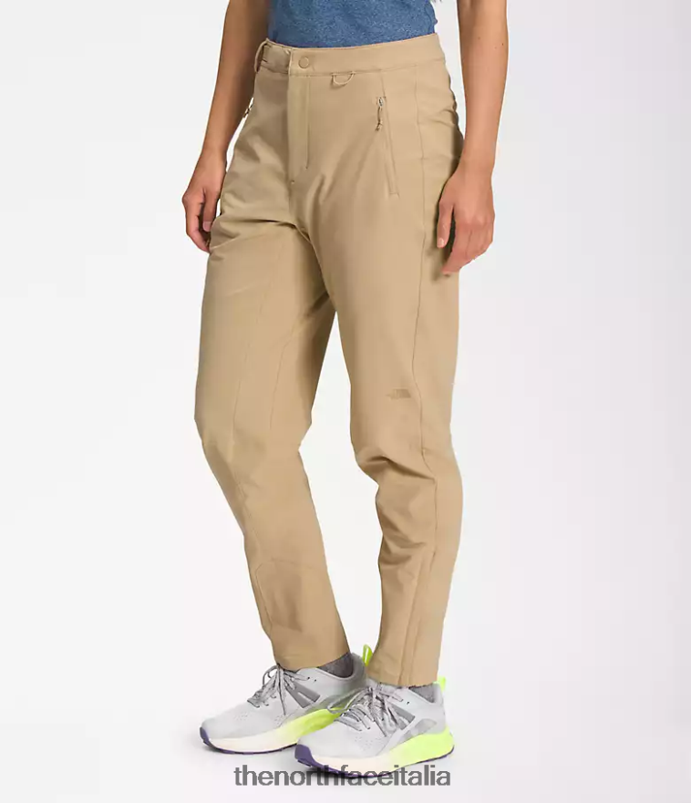 The North Face vestiario 460N8D167 pietra kaki donne pantaloni bridgeway pro