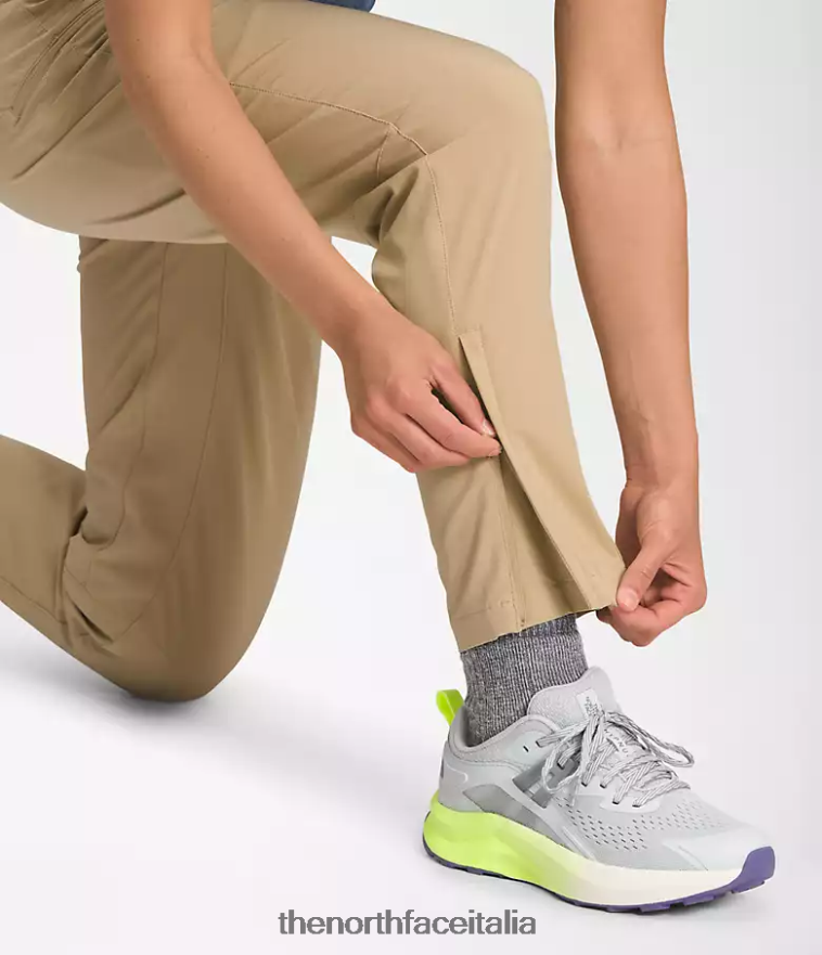 The North Face vestiario 460N8D167 pietra kaki donne pantaloni bridgeway pro