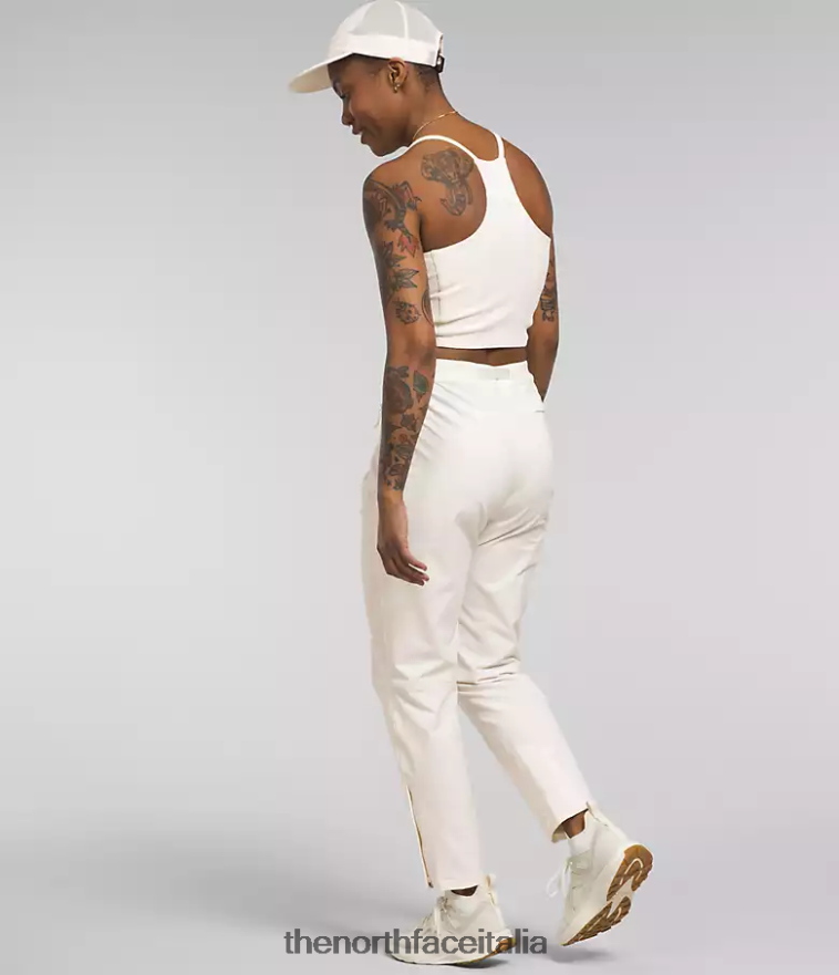 The North Face vestiario 460N8D168 gardenia bianca donne pantaloni bridgeway pro