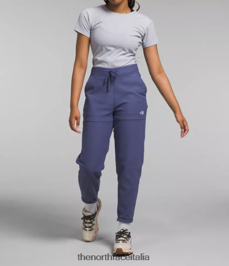 The North Face vestiario 460N8D845 grotta blu donne pantaloni alpini polartec 100